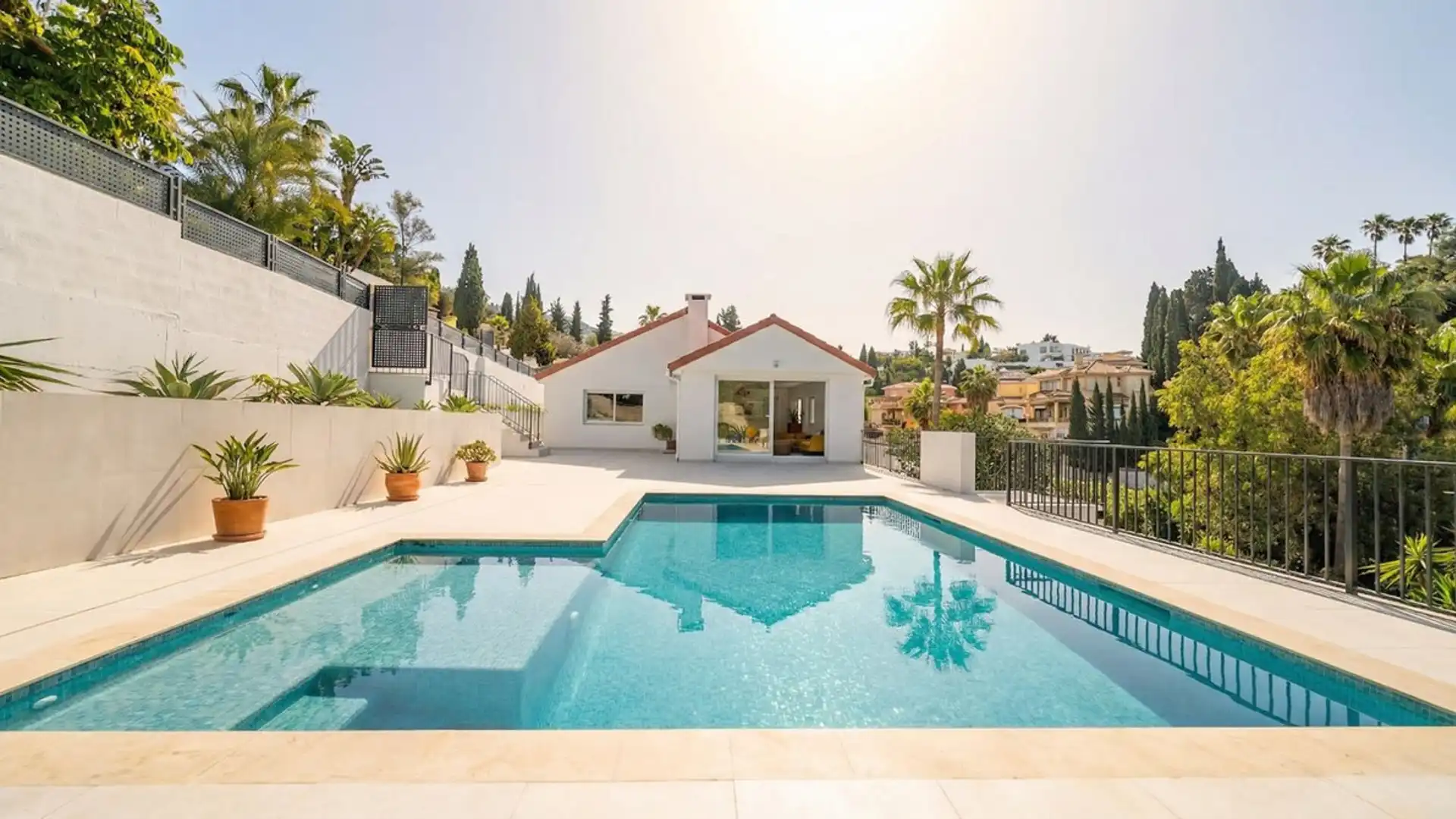 Exterior view of Houses for sale in Mijas  with Air Conditioner, Private garden and Terrace