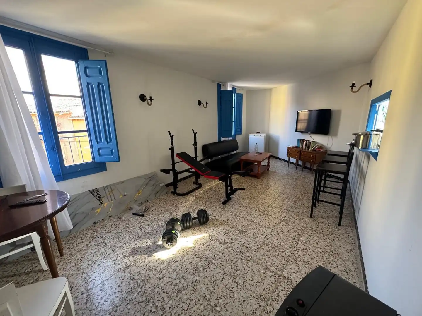 Sala de estar de Finca rústica en venta en Brea de Aragón con Calefacción, Terraza y Trastero