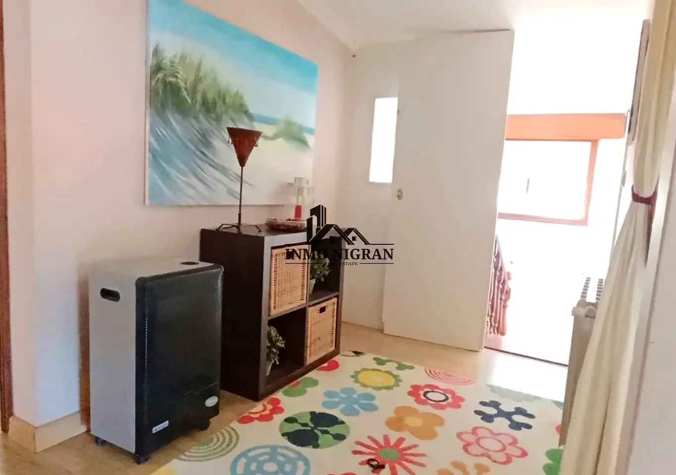 Sala de estar de Casa o chalet en venta en Baiona con Calefacción y Balcón