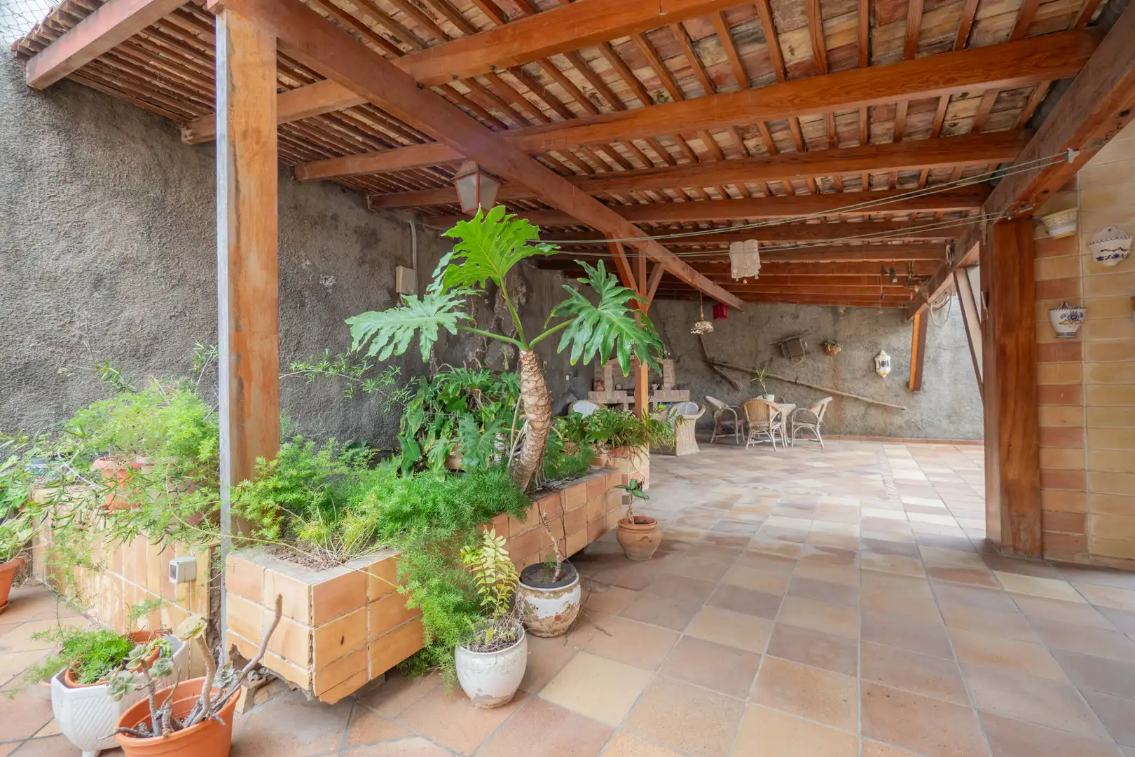Terrassa de Casa o xalet en venda en Las Palmas de Gran Canaria amb Aire condicionat, Jardí privat i Parquet