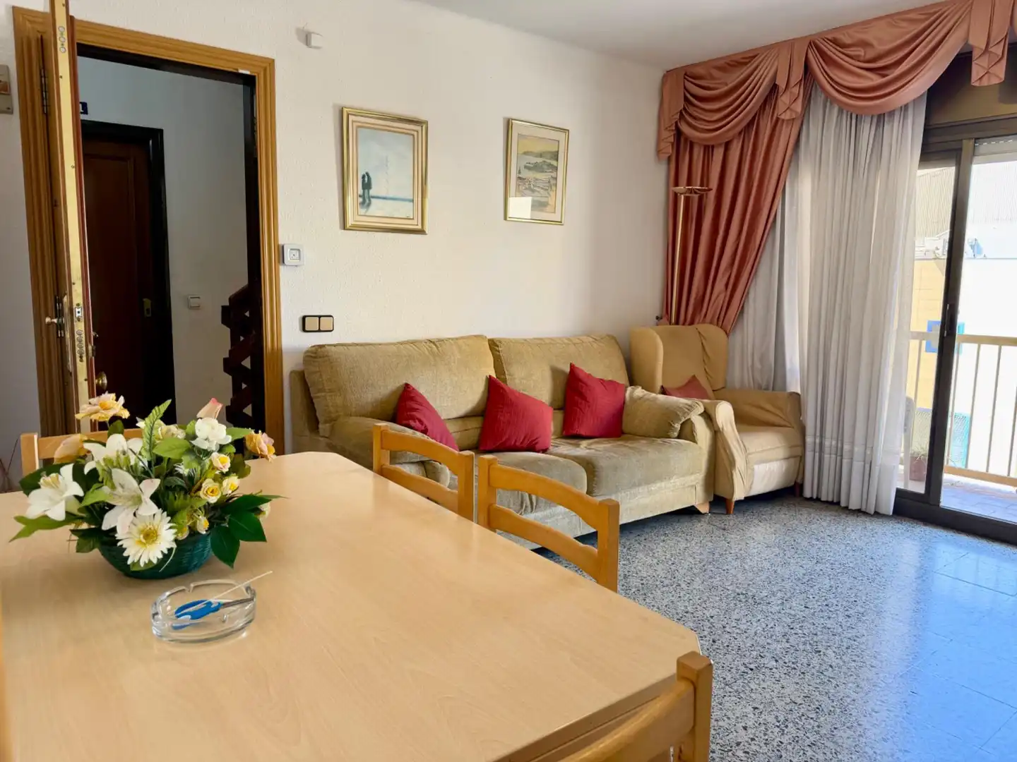 Sala d'estar de Pis en venda en Mataró amb Balcó