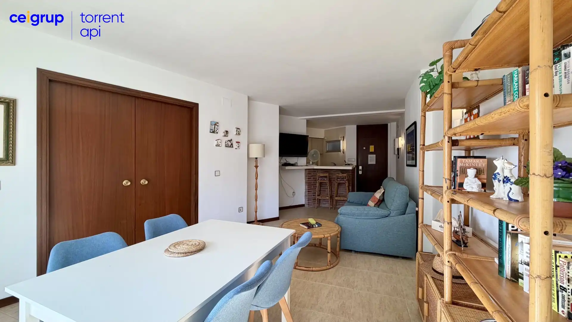 Living room of Flat for sale in L'Estartit  with Terrace, Swimming Pool and Furnished