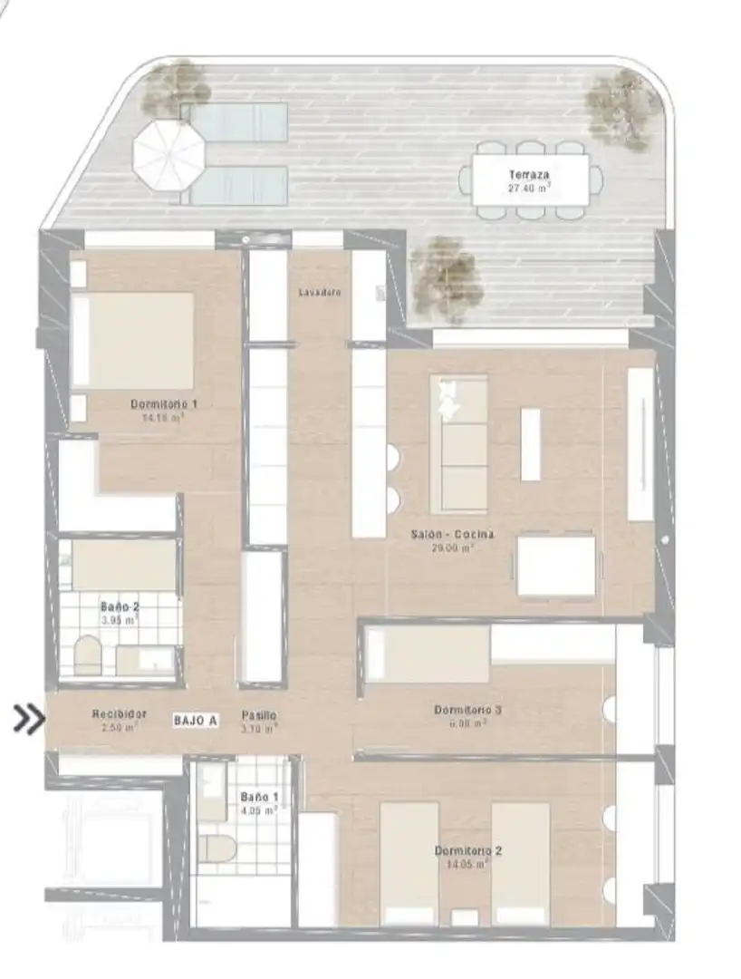 Flat for sale in Murcia  with Air Conditioner, Heating and Terrace