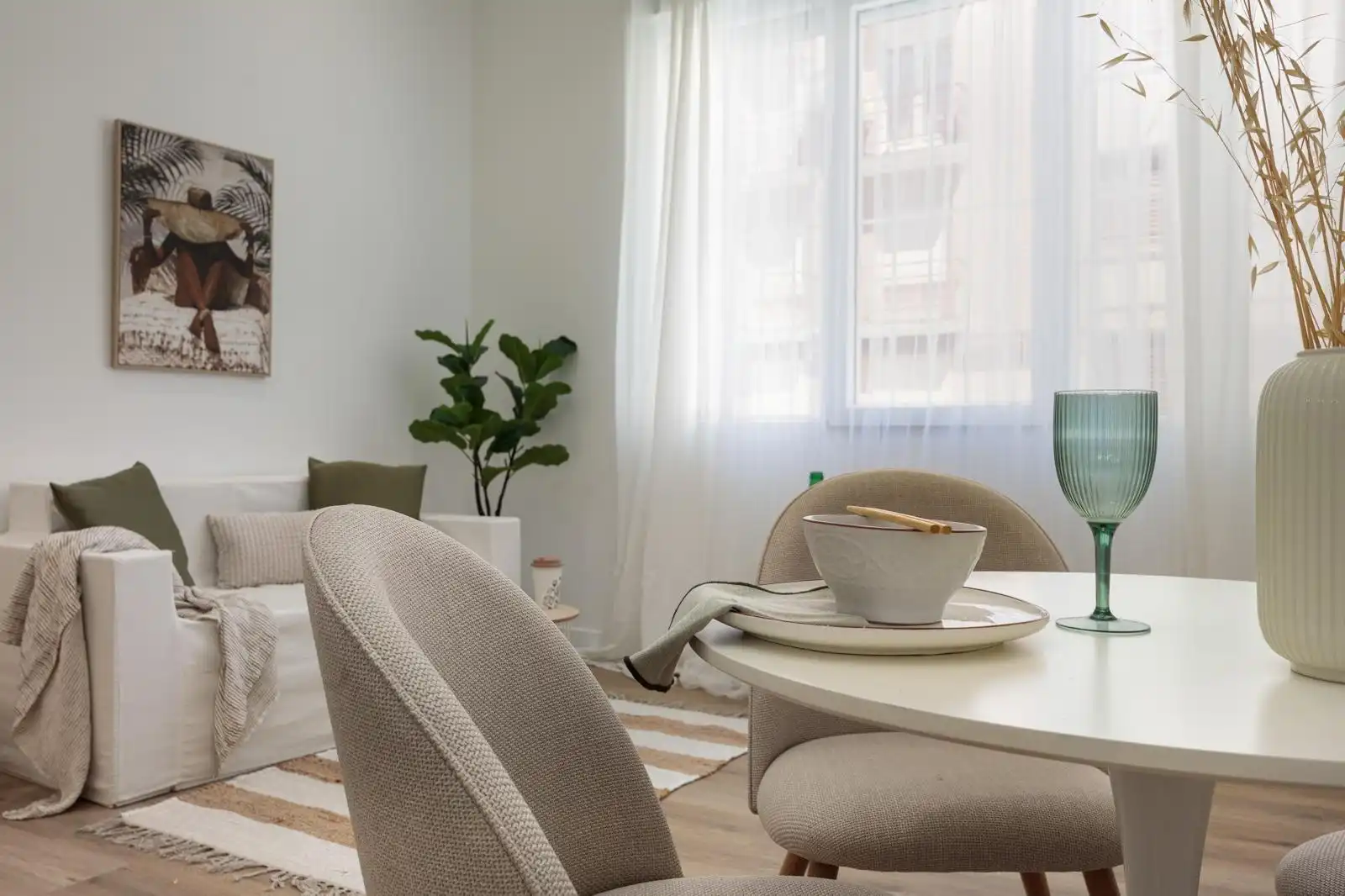 Dining room of Flat for sale in Madrid  with Heating and Furnished