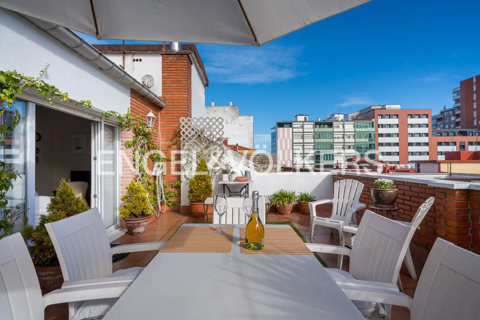Terraza de Piso en venta en Gijón  con Calefacción, Jardín privado y Terraza