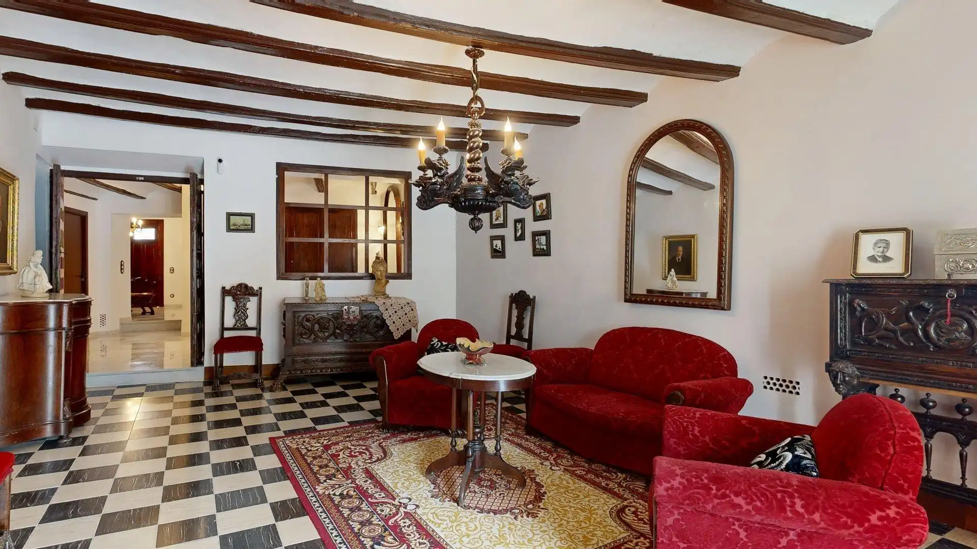 Sala de estar de Casa o chalet en venta en Magallón con Jardín privado, Terraza y Amueblado