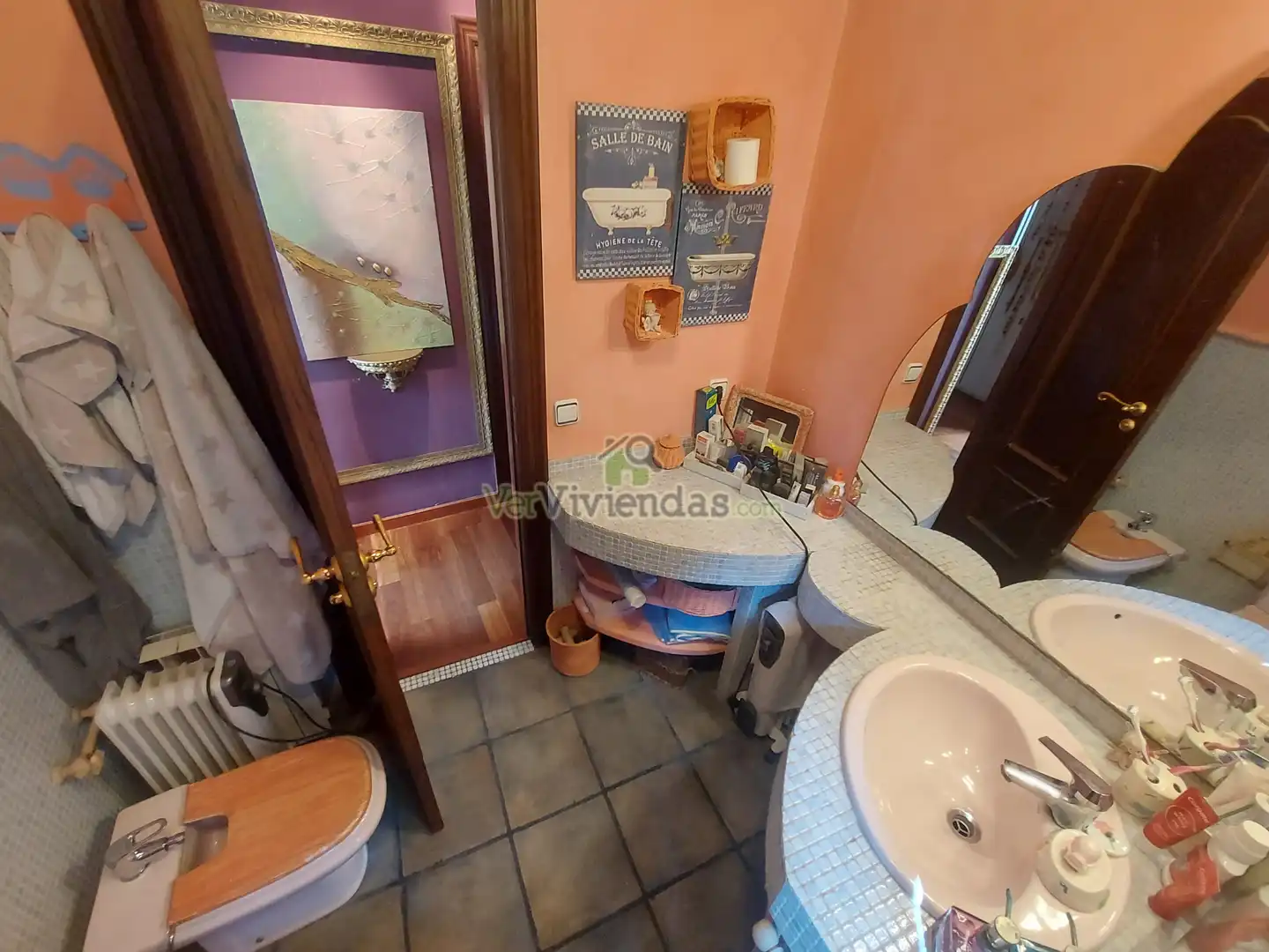 Baño de Casa o chalet en venta en Vallirana con Calefacción, Jardín privado y Terraza