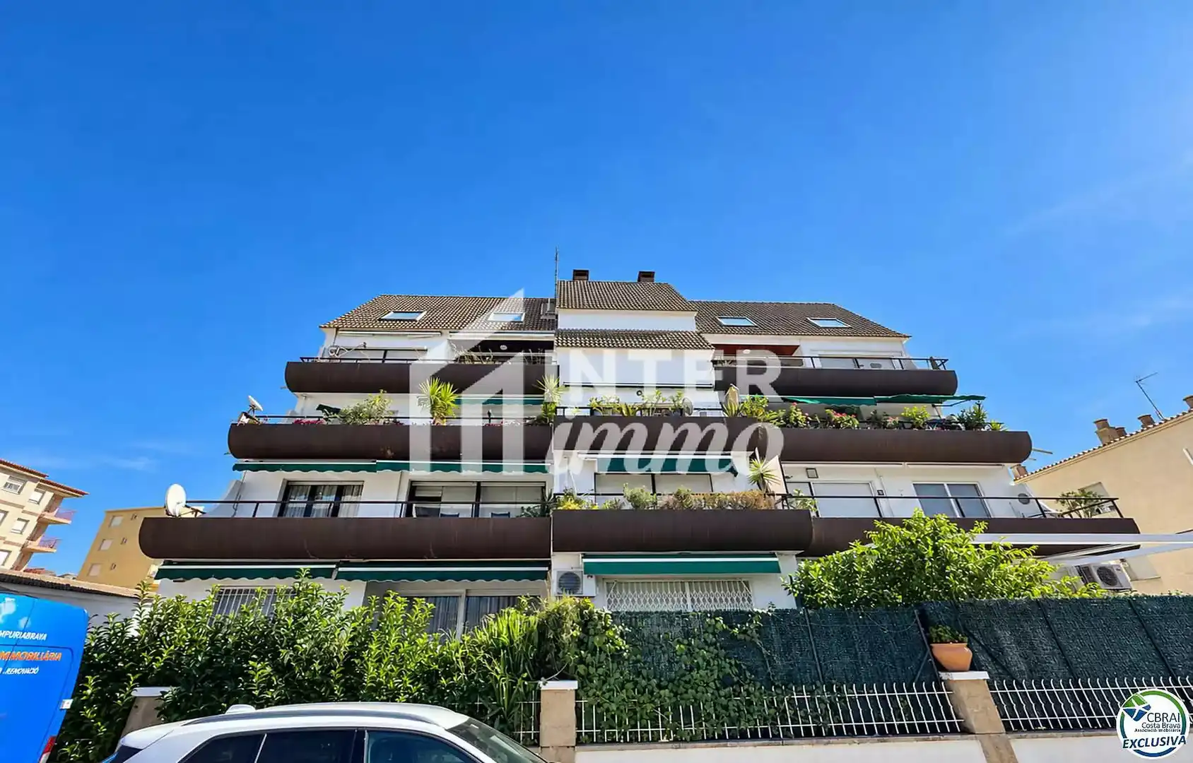 Exterior view of Study for sale in Roses  with Air Conditioner, Terrace and Furnished