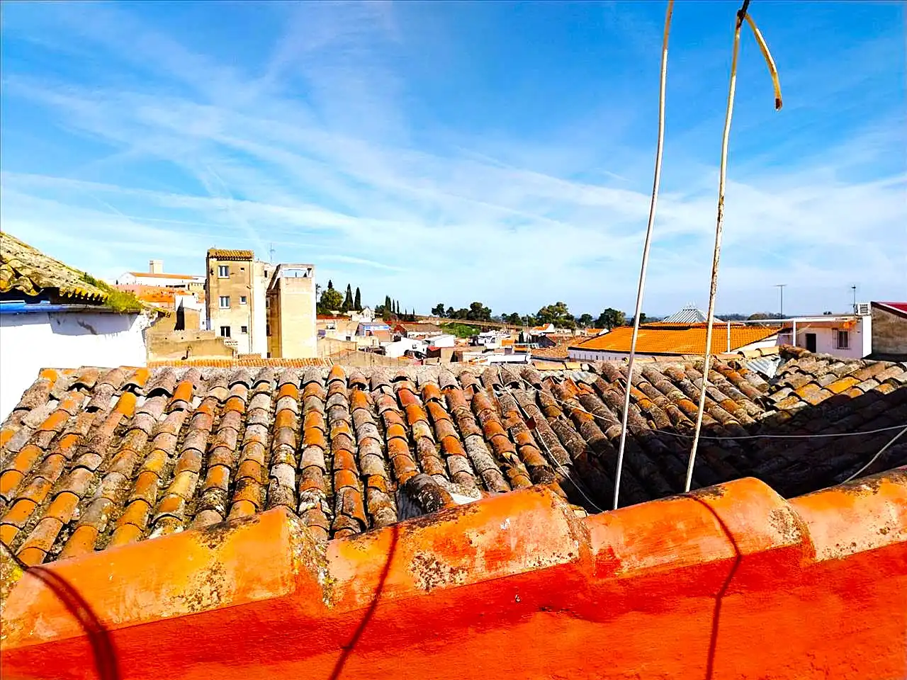 Vista exterior de Piso en venta en Badajoz con Terraza