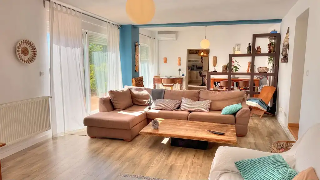 Sala d'estar de Finca rústica en venda en Vélez-Málaga amb Aire condicionat, Jardí privat i Terrassa