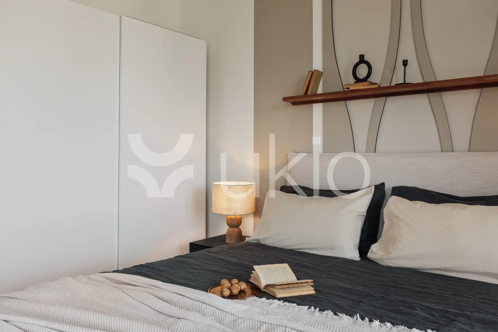 Habitación de Apartamento de alquiler en Barcelona con Aire acondicionado, Calefacción y Amueblado