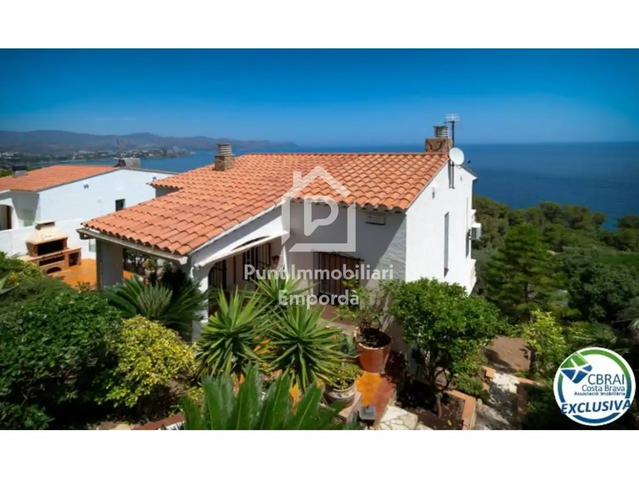 Vista exterior de Casa o chalet en venta en El Port de la Selva con Aire acondicionado, Jardín privado y Terraza