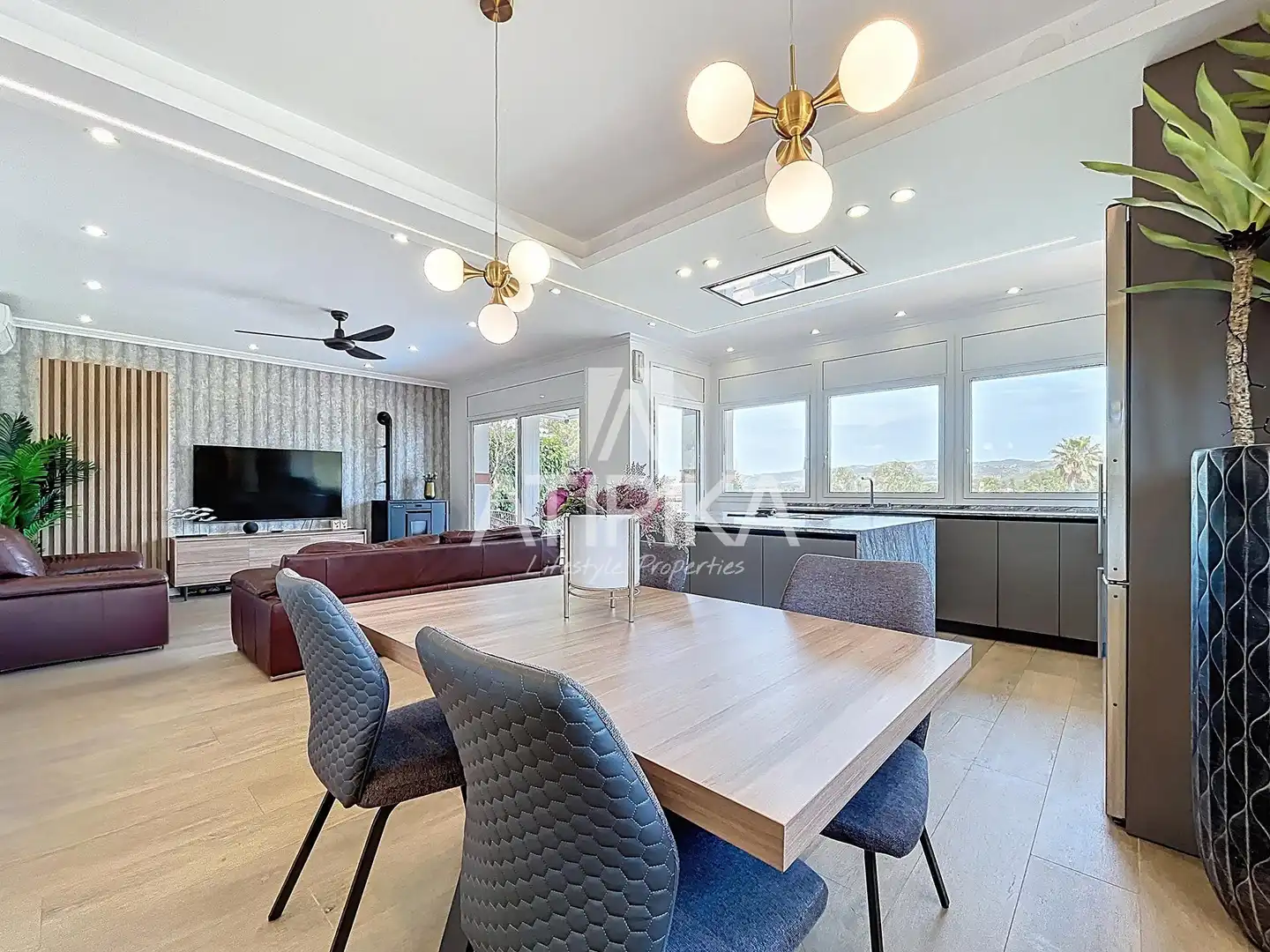 Dining room of Houses for sale in Sant Pere de Ribes  with Swimming Pool, Oven and Washing machine