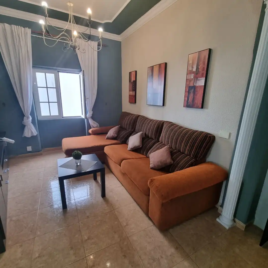 Sala d'estar de Casa o xalet de lloguer en La Guancha amb Moblat