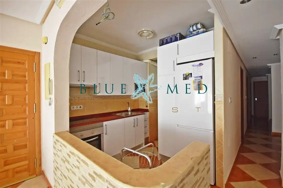 Küche von Wohnung zum Verkauf in Mazarrón mit Terrasse, Abstellraum und Möbliert