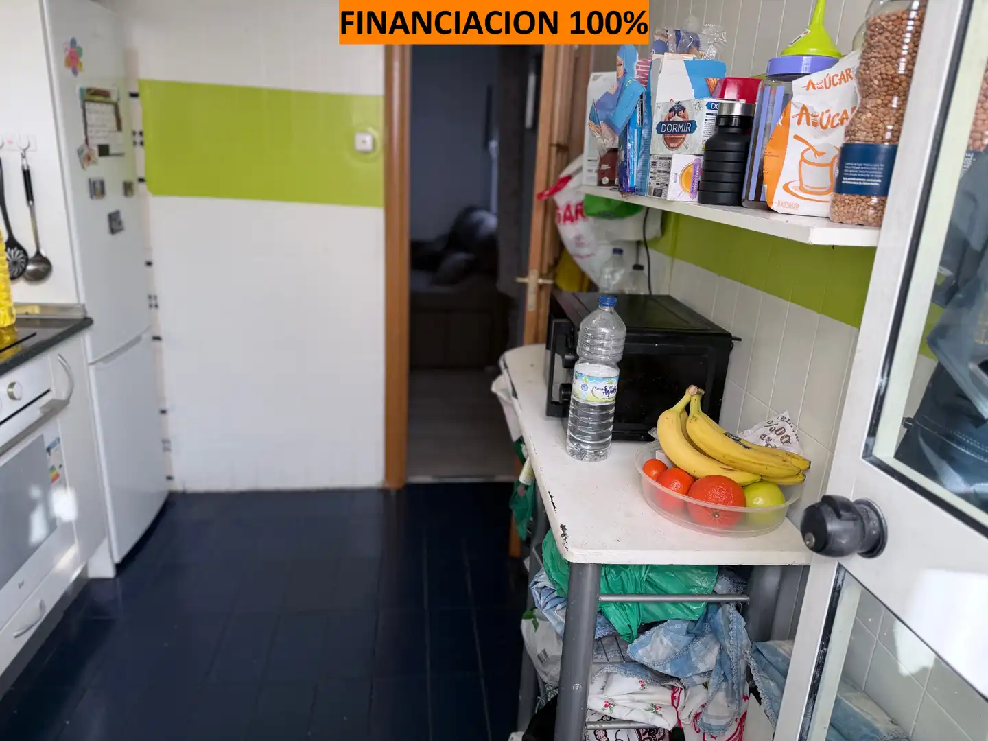 Kitchen of Flat for sale in Zaragoza  with Heating, Terrace and Balcony