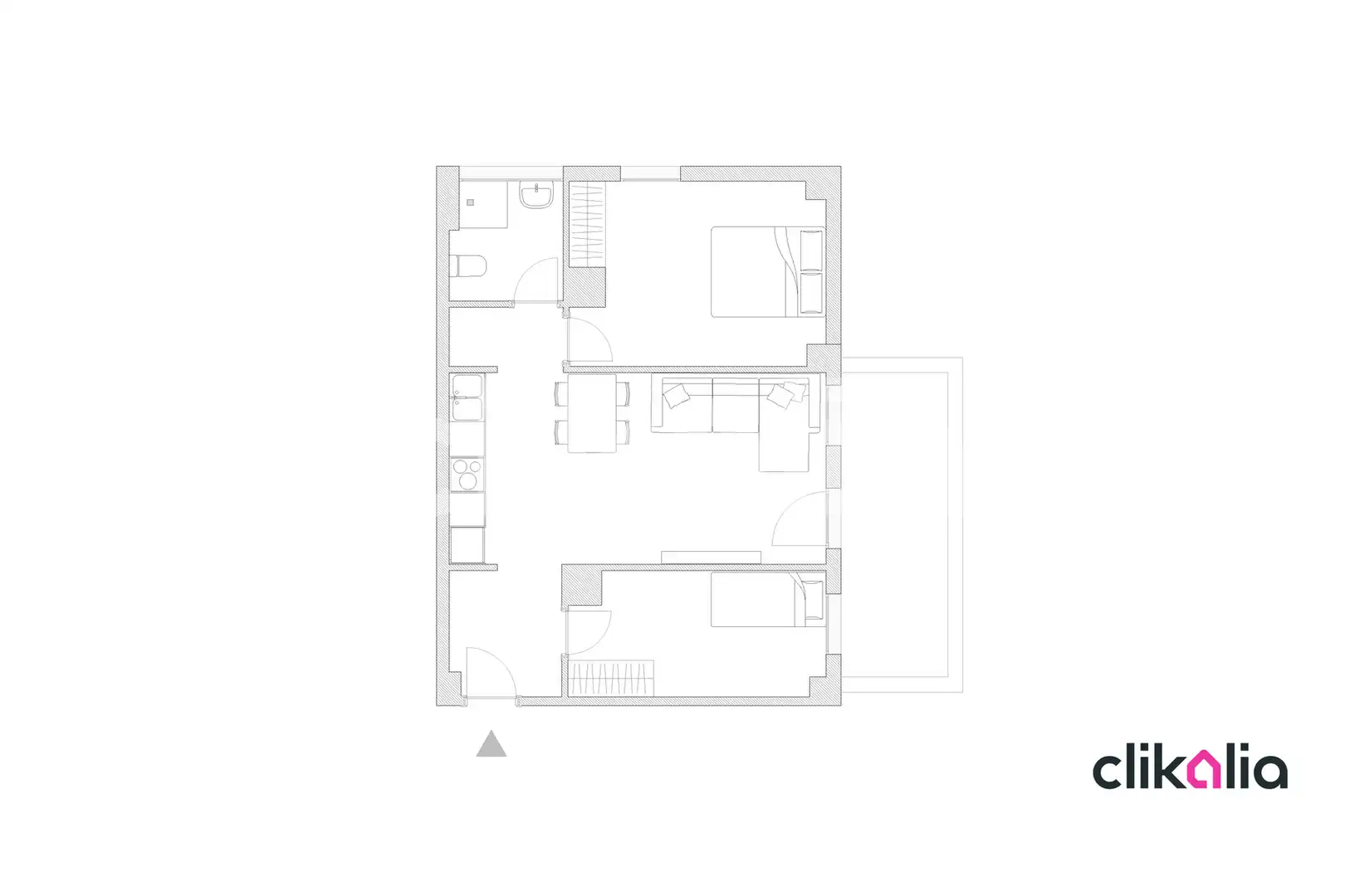 Wohnung zum Verkauf in Tres Cantos mit Heizung, Privatgarten und Terrasse