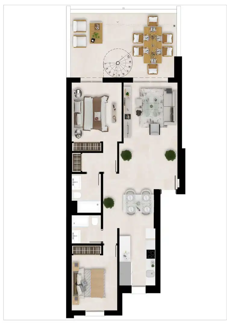 Penthouse mit Pool zum Verkauf in Playa Bahía Dorada, imagen 27
