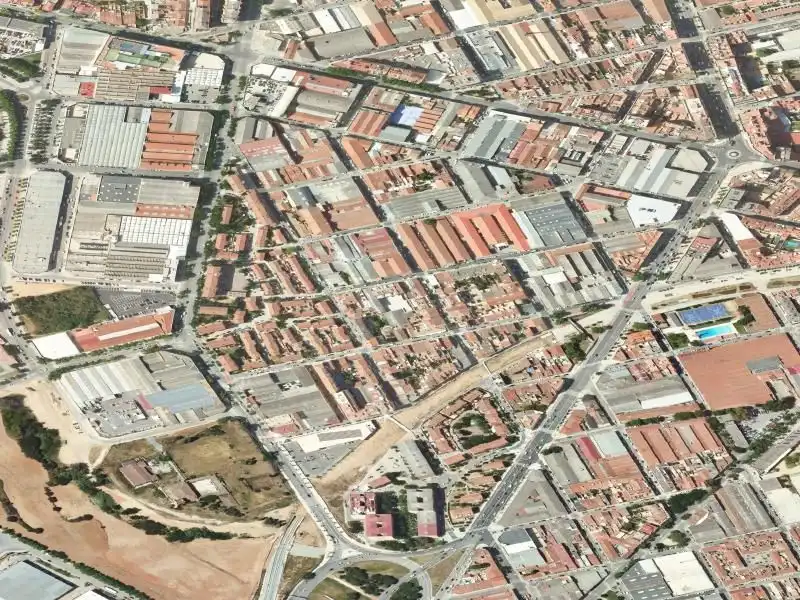 Vista exterior de Garatge en venda en Sabadell