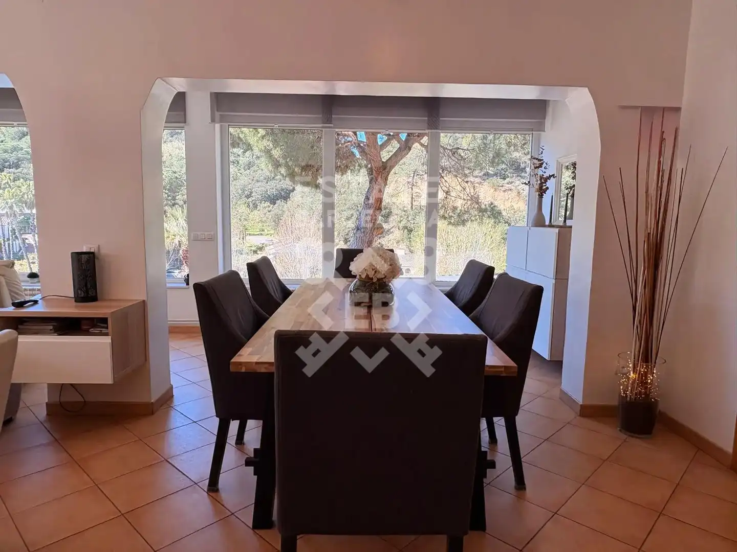 Menjador de Casa o xalet en venda en Lloret de Mar amb Aire condicionat, Calefacció i Jardí privat