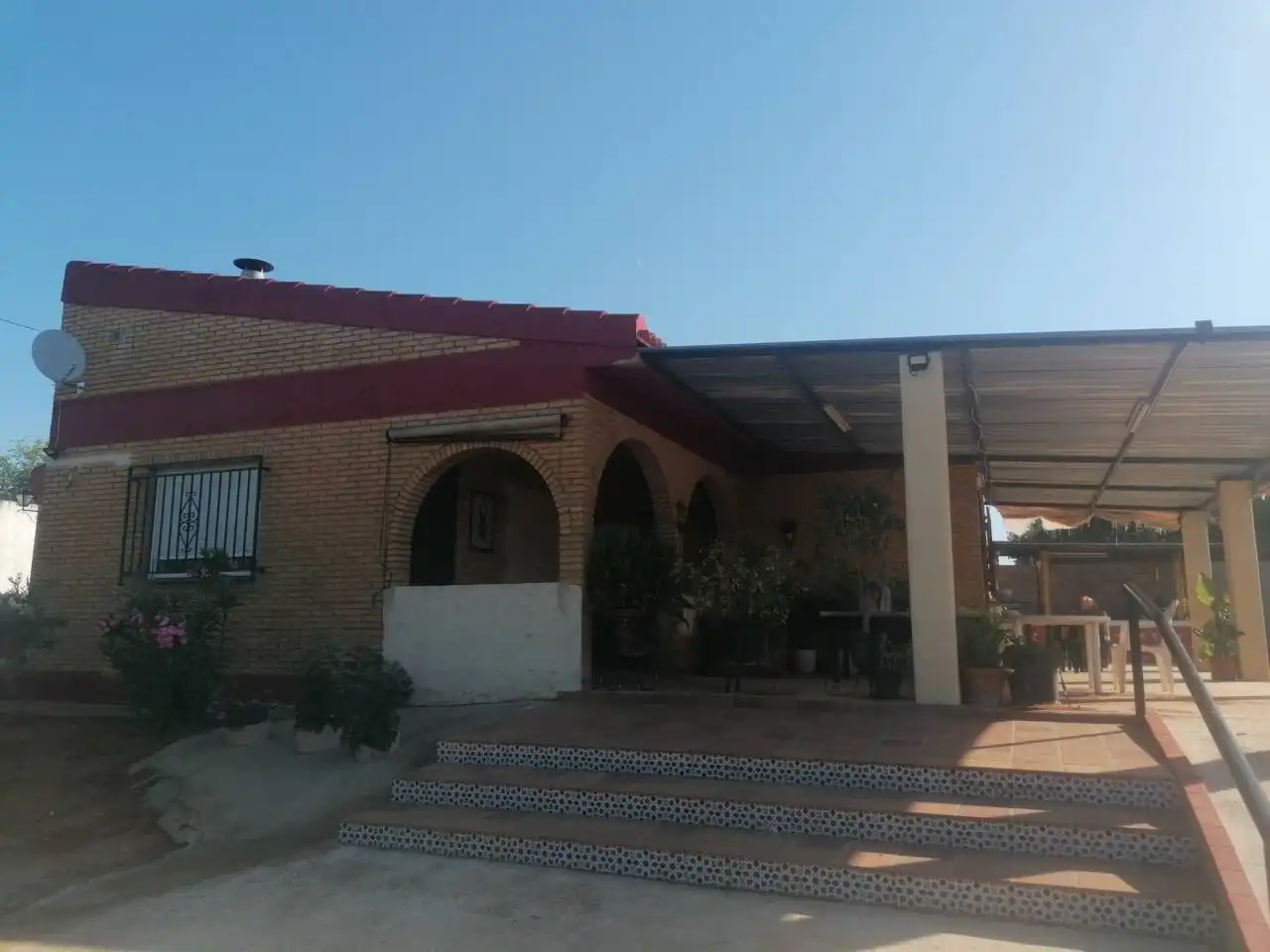 Vista exterior de Casa o chalet en venta en Carmona con Aire acondicionado, Jardín privado y Terraza