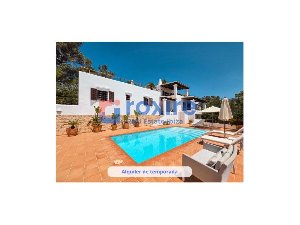 Exterior view of House or chalet to rent in Sant Josep de sa Talaia  with Air Conditioner, Private garden and Terrace