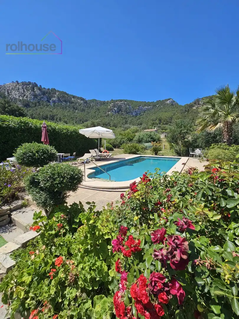 Jardí de Finca rústica en venda en Andratx amb Terrassa, Piscina i Balcó