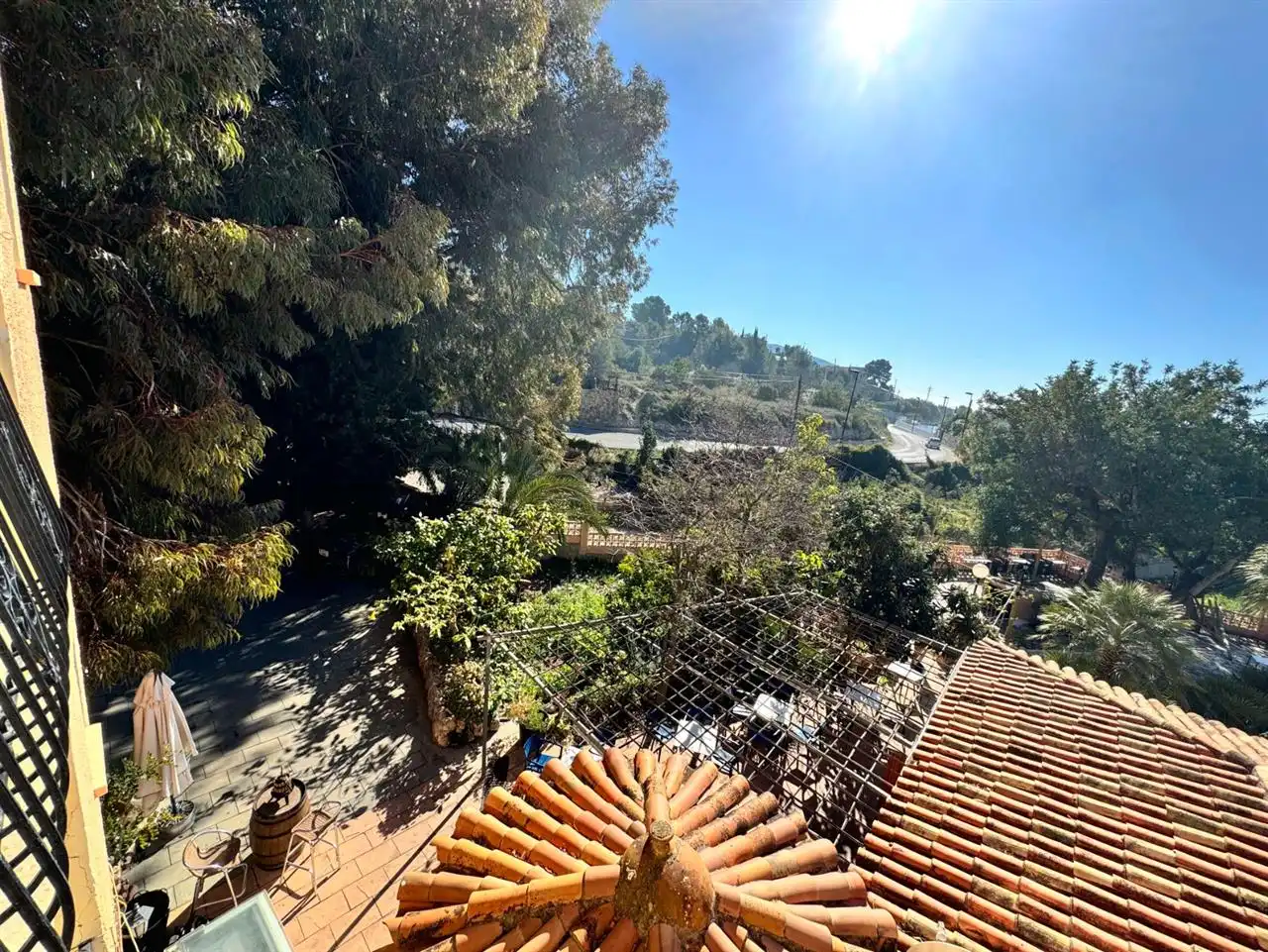 Vista exterior de Finca rústica en venda en Finestrat amb Terrassa, Traster i Piscina
