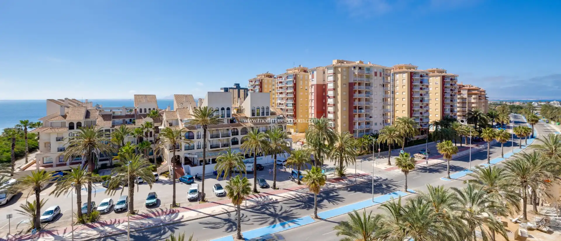 Exterior view of Duplexes for sale in La Manga del Mar Menor  with Air Conditioner, Heating and Private garden
