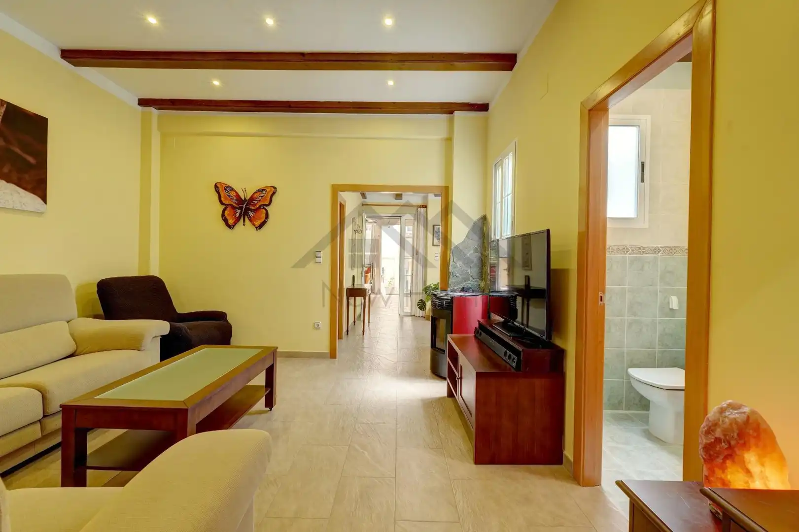 Sala d'estar de Finca rústica en venda en Benaguasil amb Terrassa, Traster i Piscina