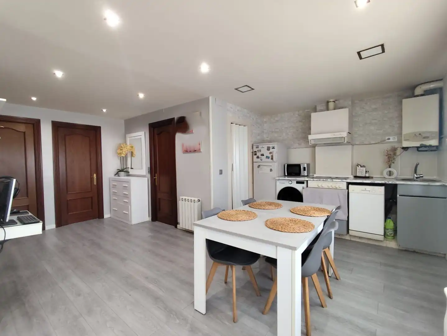 Kitchen of Flat for sale in Quel  with Heating and Furnished