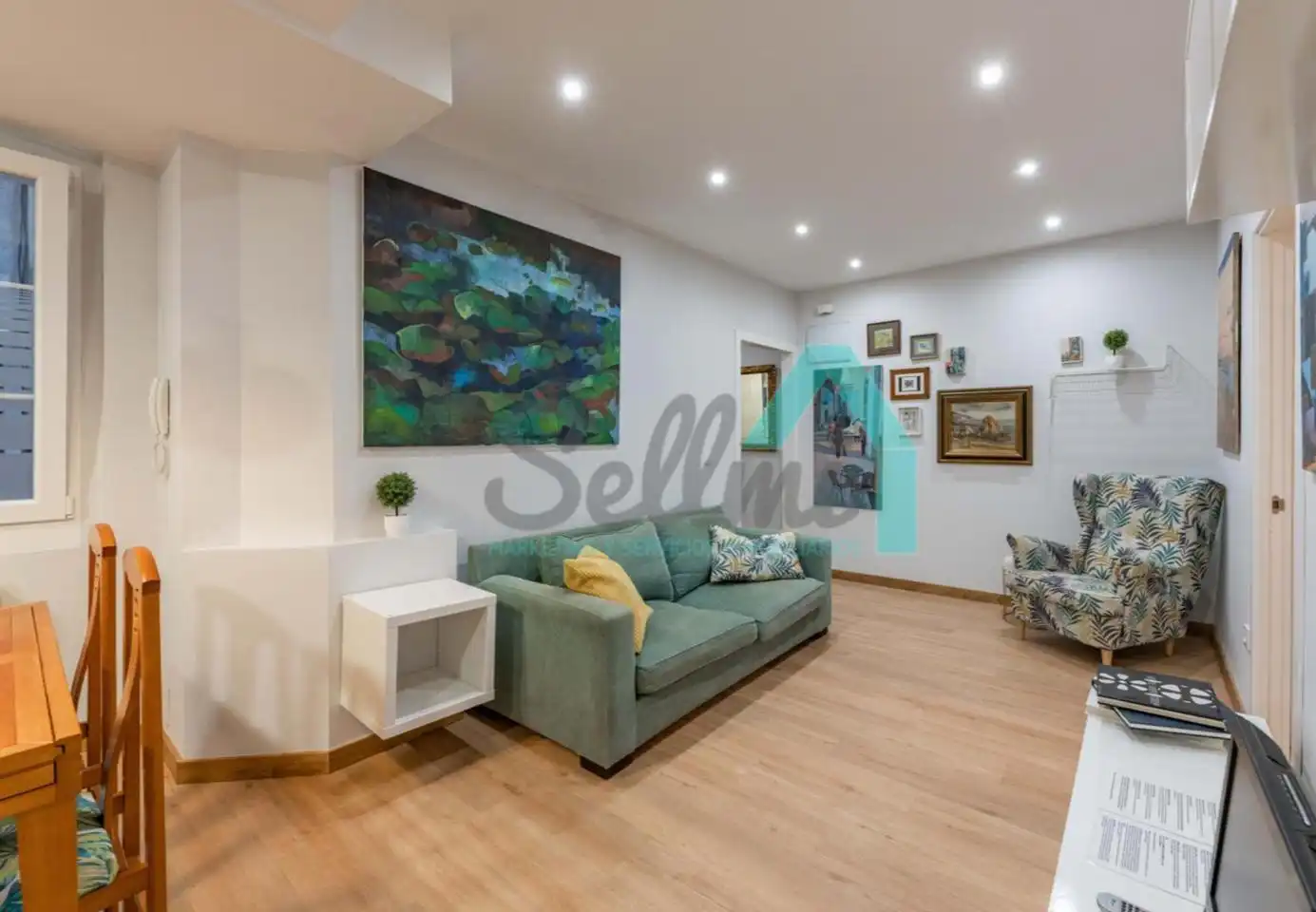Wohnzimmer von Wohnung zur untervermieten in Centro - Casco Histórico