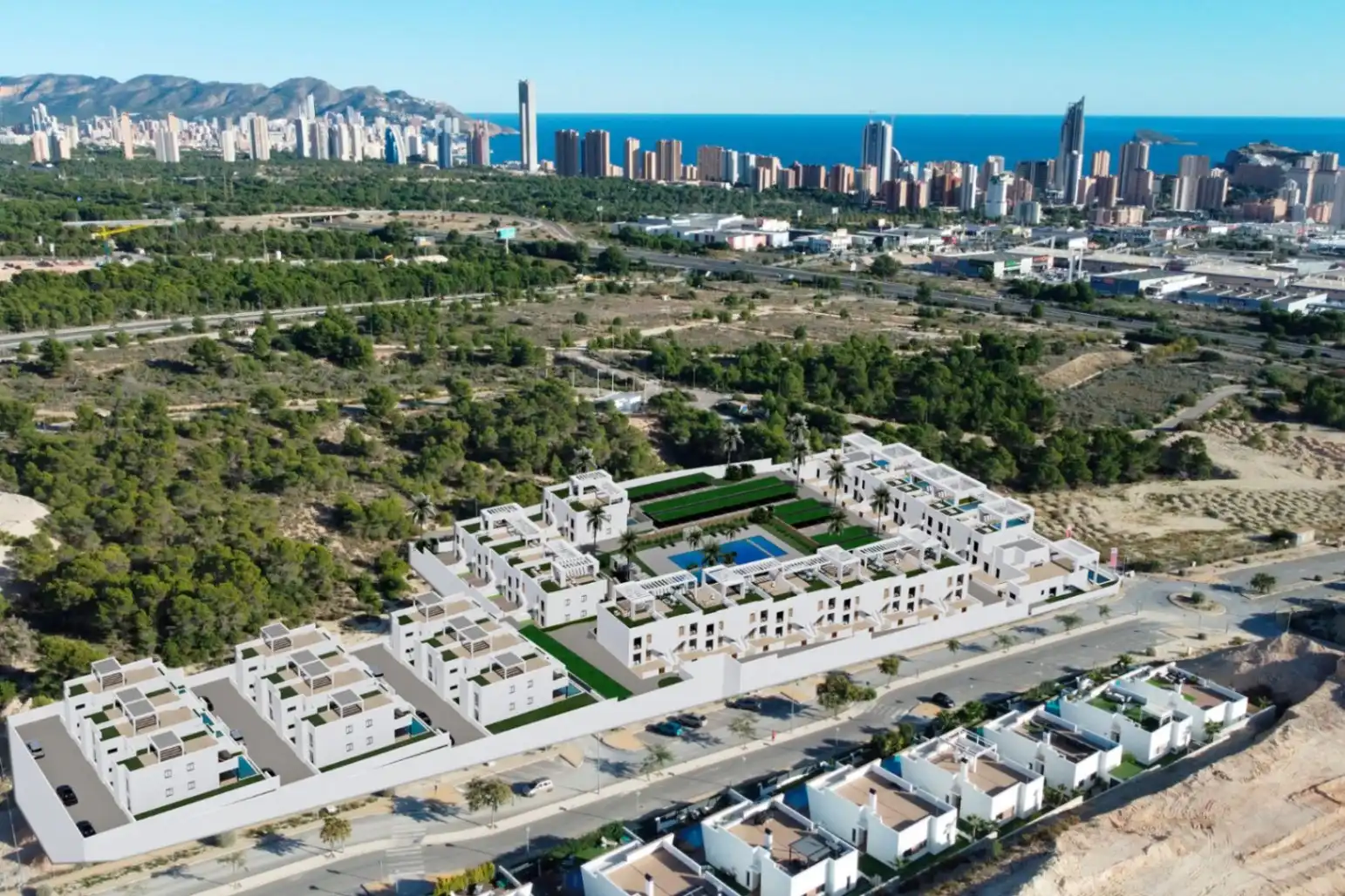 Bungalow amb terrassa en venda a Finestrat Pueblo, imagen 30
