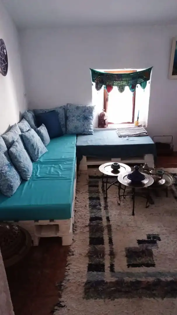 Sala de estar de Casa o chalet en venta en Comares con Calefacción, Jardín privado y Terraza