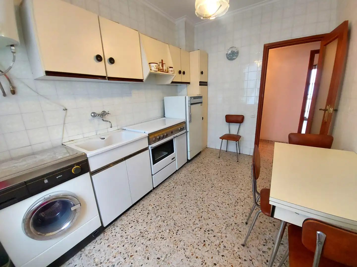 Kitchen of Flat for sale in  Logroño  with Heating and Balcony