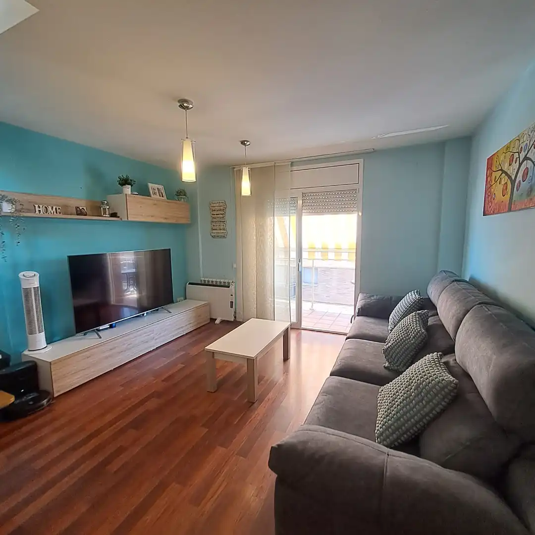 Sala de estar de Dúplex en venta en Castellbisbal con Calefacción, Parquet y Terraza