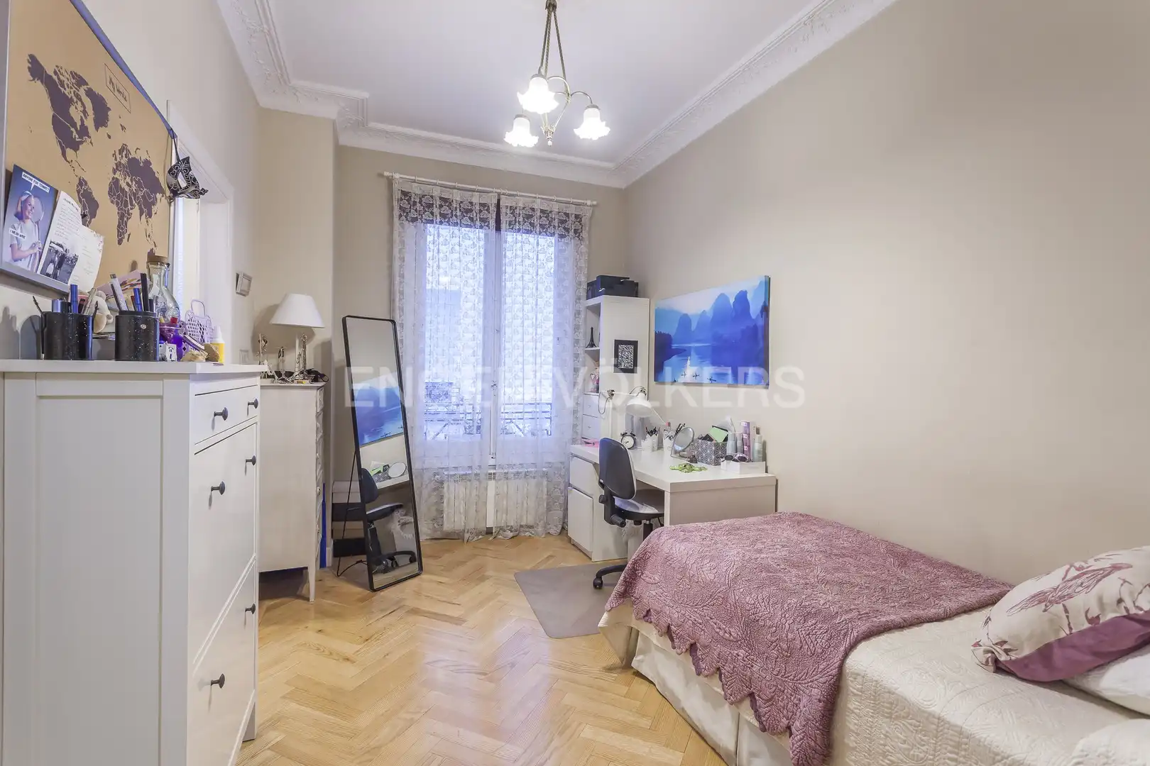 Dormitori de Apartament en venda en Madrid amb Aire condicionat, Calefacció i Parquet