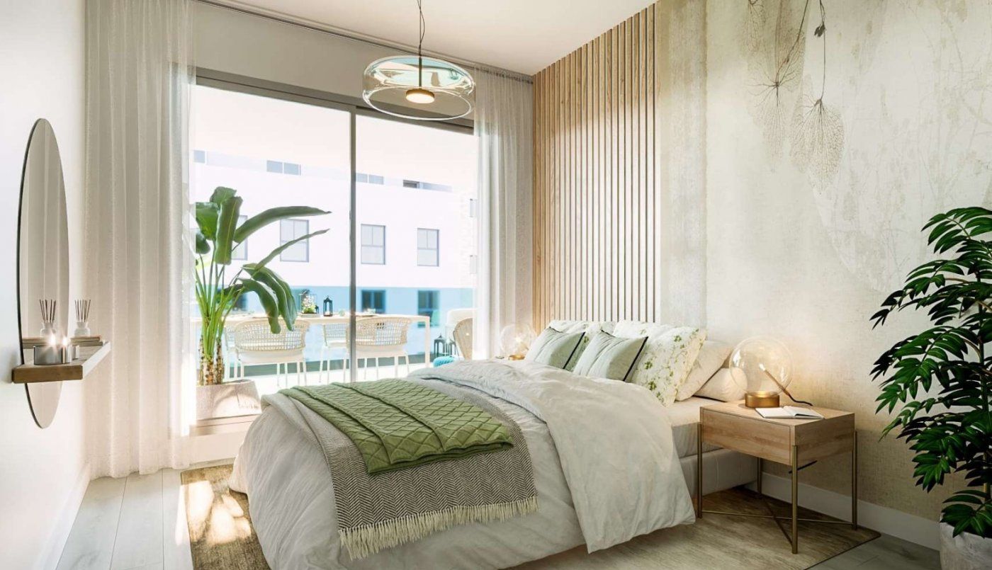 Bedroom of Flat for sale in Mijas  with Air Conditioner, Heating and Private garden