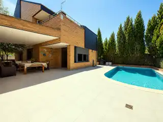 Terraza de Casa o chalet en venta en Rivas-Vaciamadrid con Aire acondicionado, Calefacción y Jardín privado