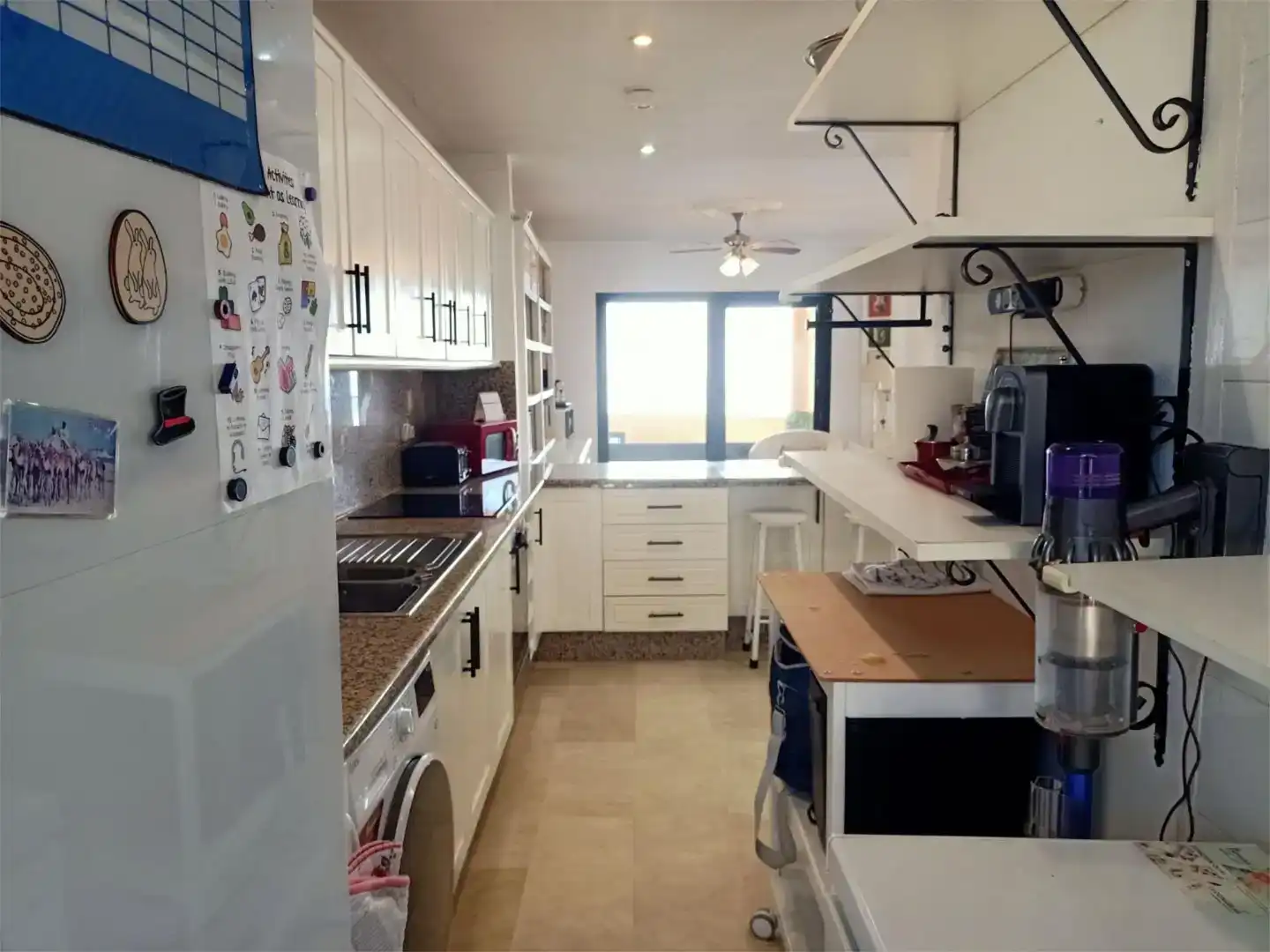 Küche von Dachboden zur Miete in Altea mit Klimaanlage, Schwimmbad und Balkon