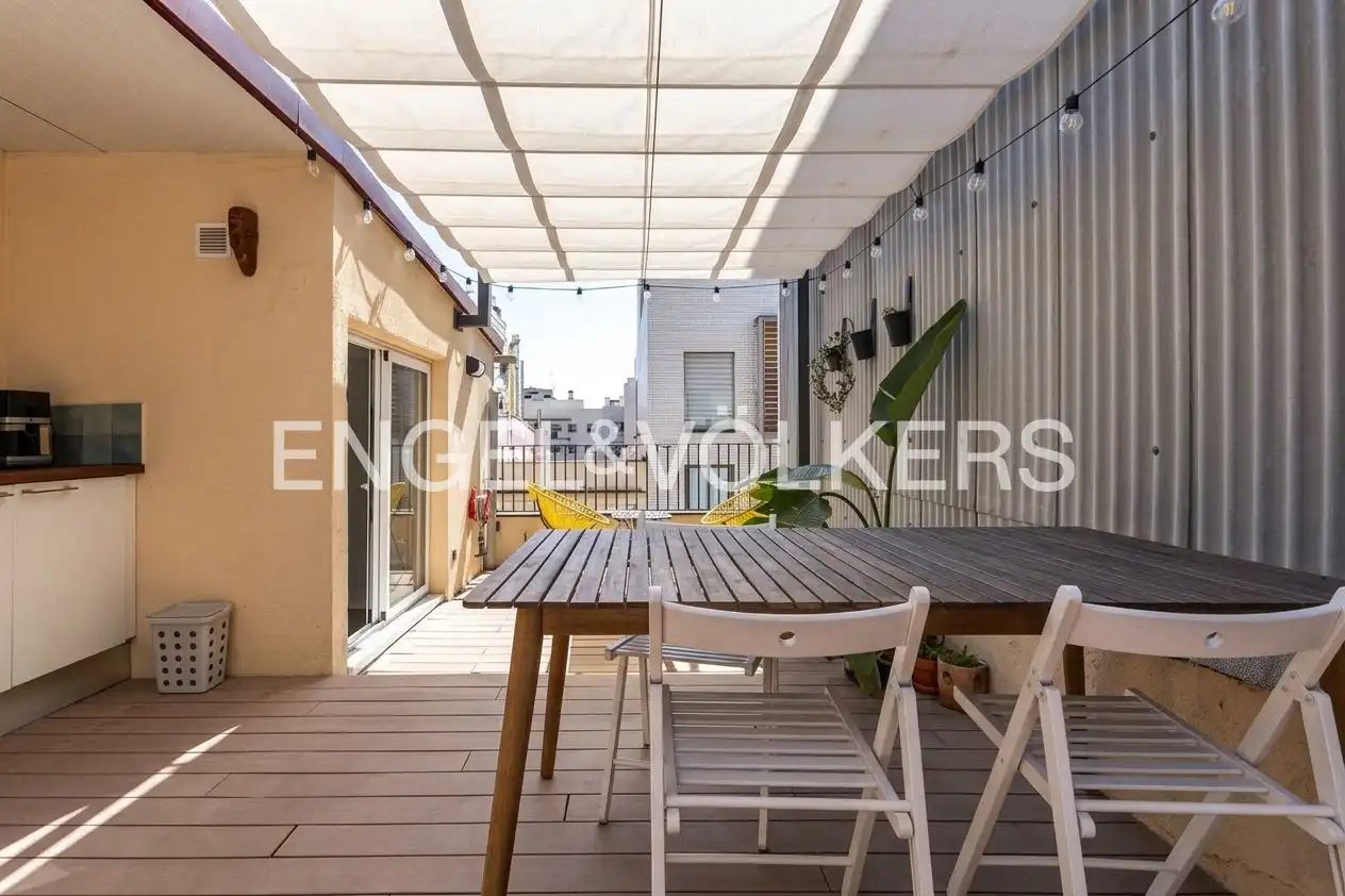 Terraza de Ático en venta en Barcelona con Aire acondicionado, Calefacción y Parquet