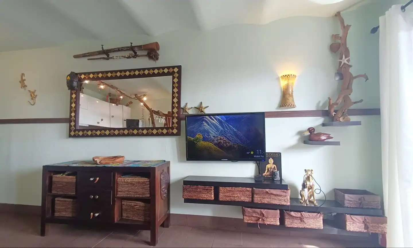 Living room of Ground floor for sale in San Bartolomé de Tirajana  with Air Conditioner, Terrace and Furnished
