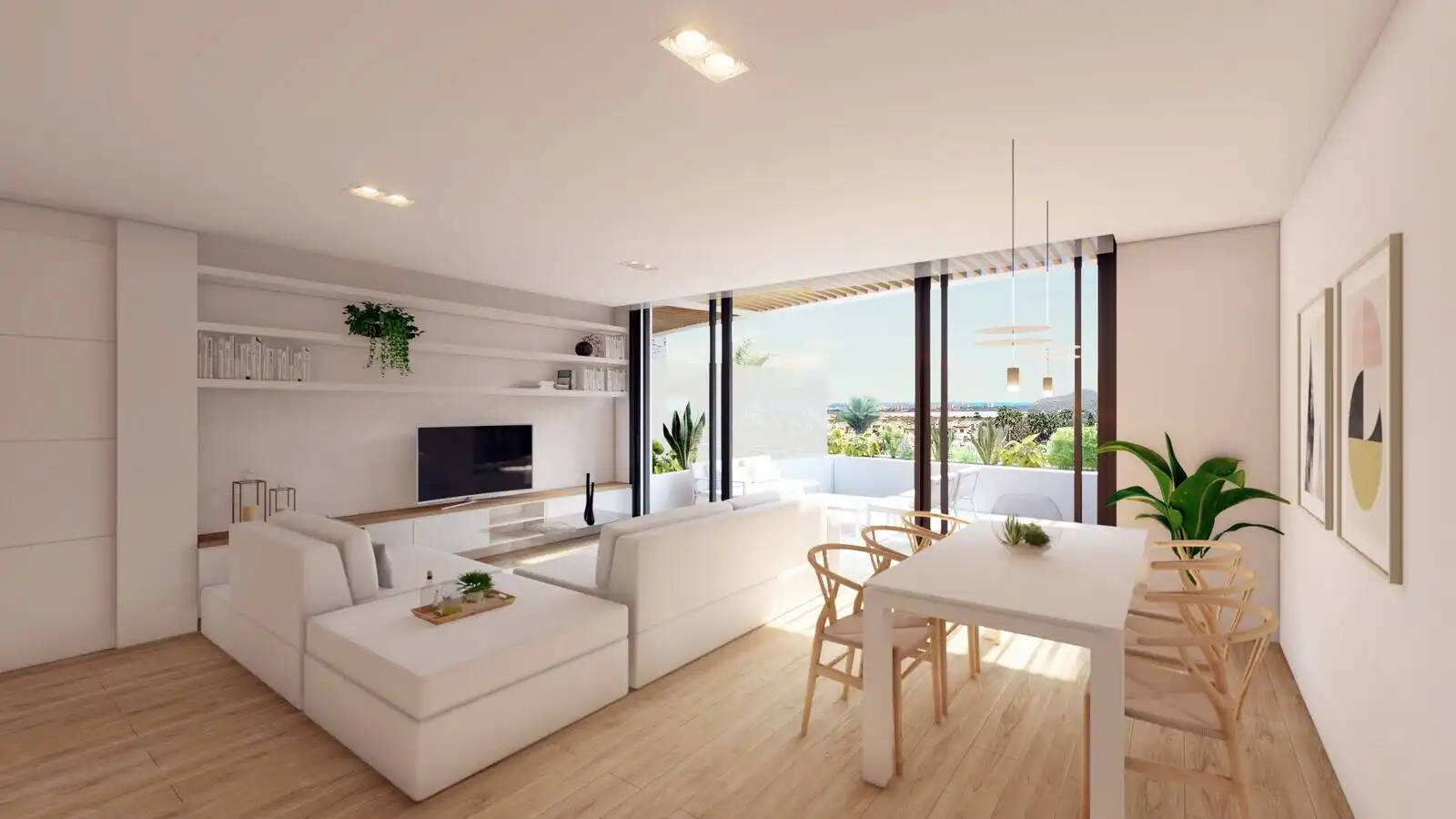 Sala de estar de Apartamento en venta en Cartagena con Aire acondicionado, Terraza y Balcón