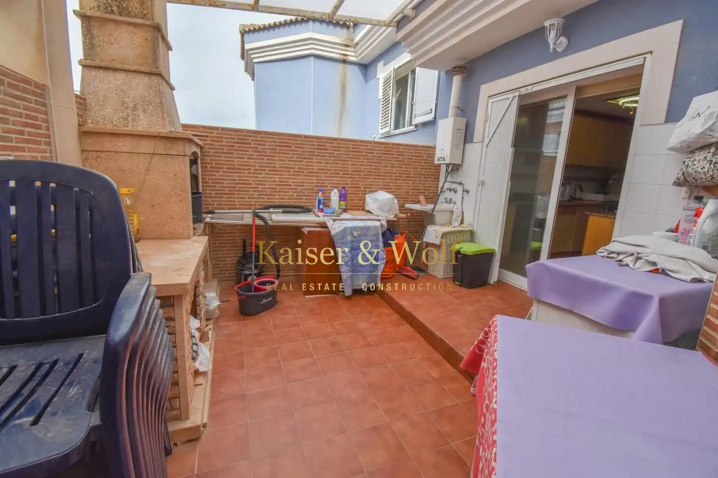 Terraza de Casa o chalet en venta en Santa Pola con Aire acondicionado, Jardín privado y Terraza