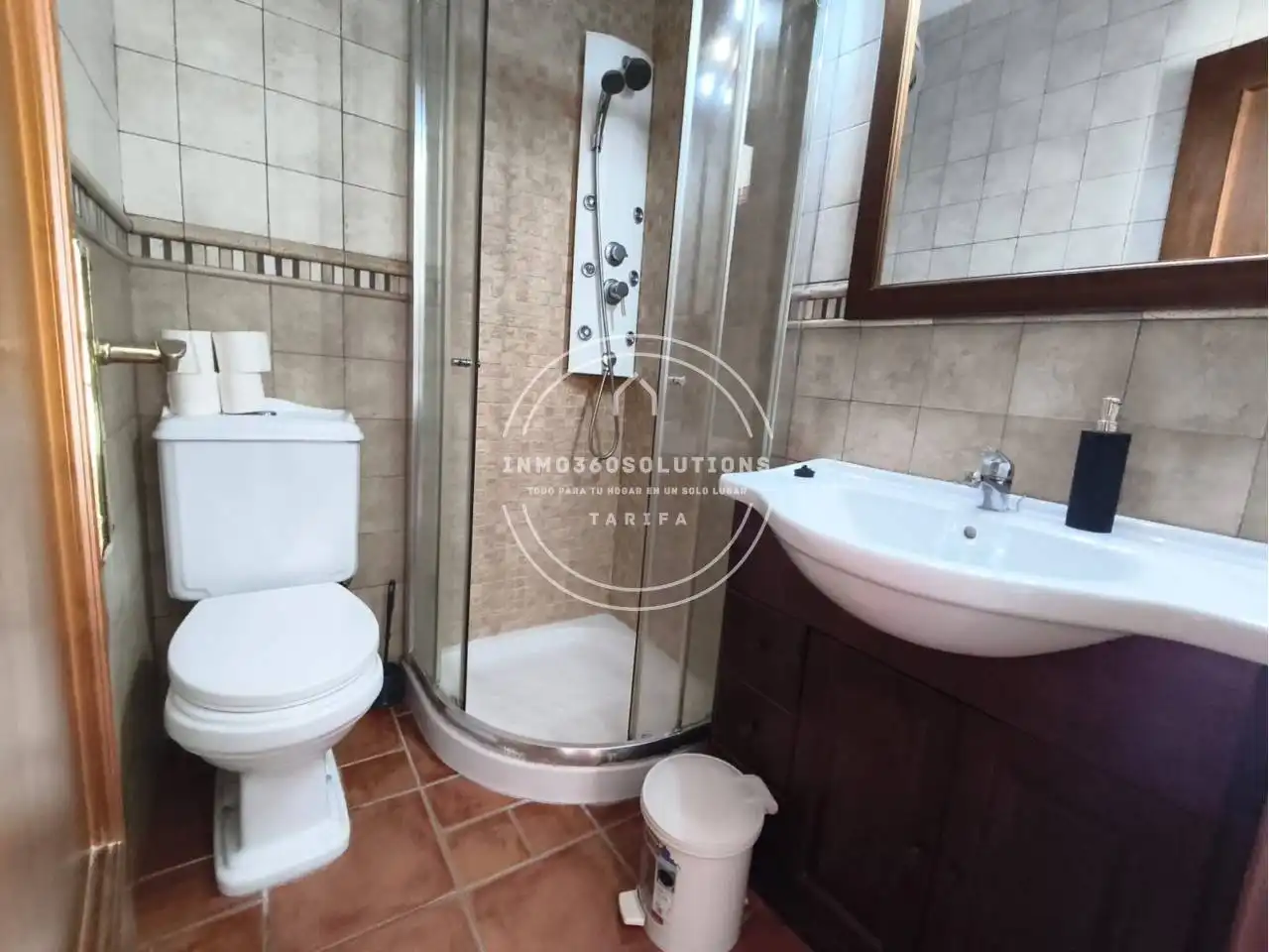 Baño de Casa o chalet de alquiler en Tarifa con Aire acondicionado y Amueblado