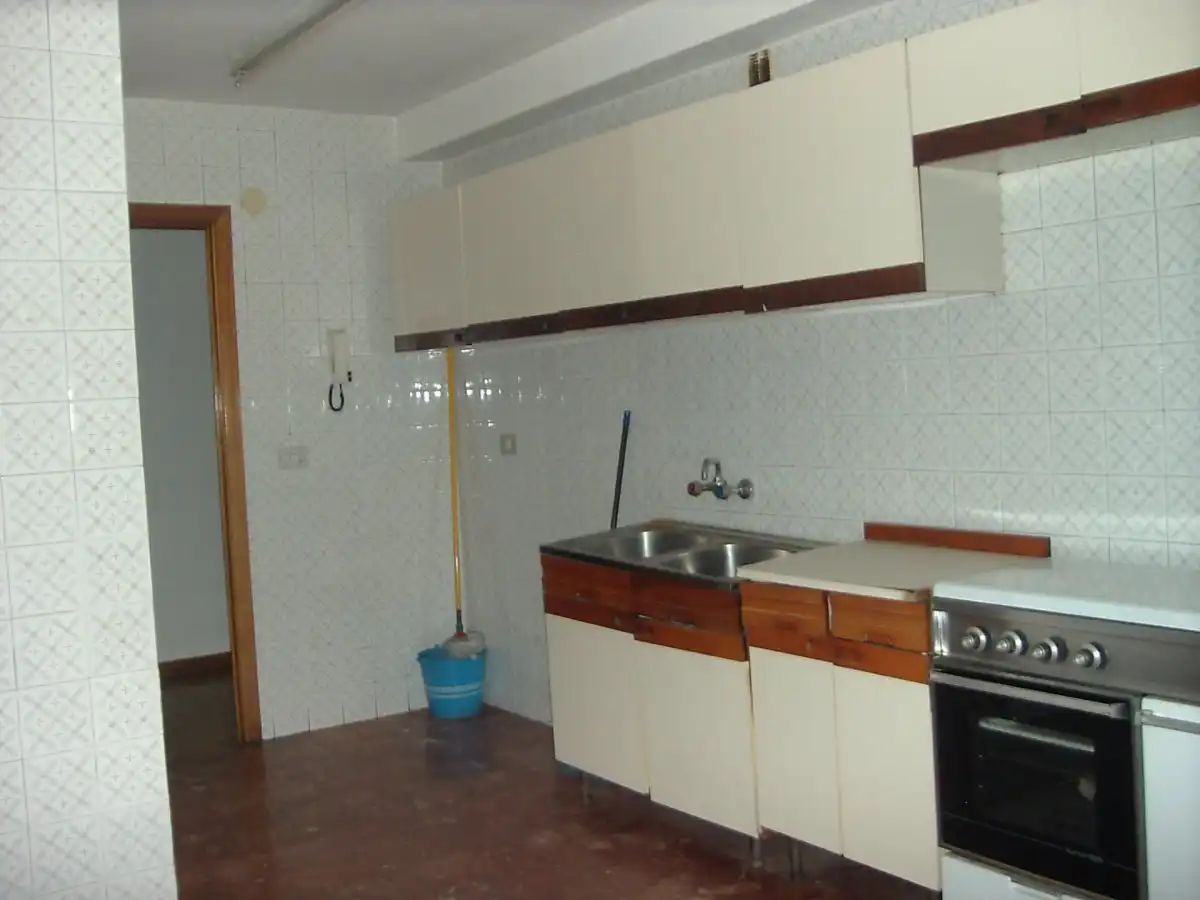 Cocina de Piso en venta en Bembibre con Calefacción, Jardín privado y Terraza