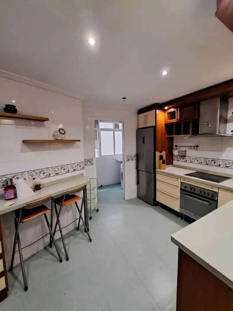 Kitchen of Flat for rent in Algeciras  with Air Conditioner, Furnished and Pets allowed