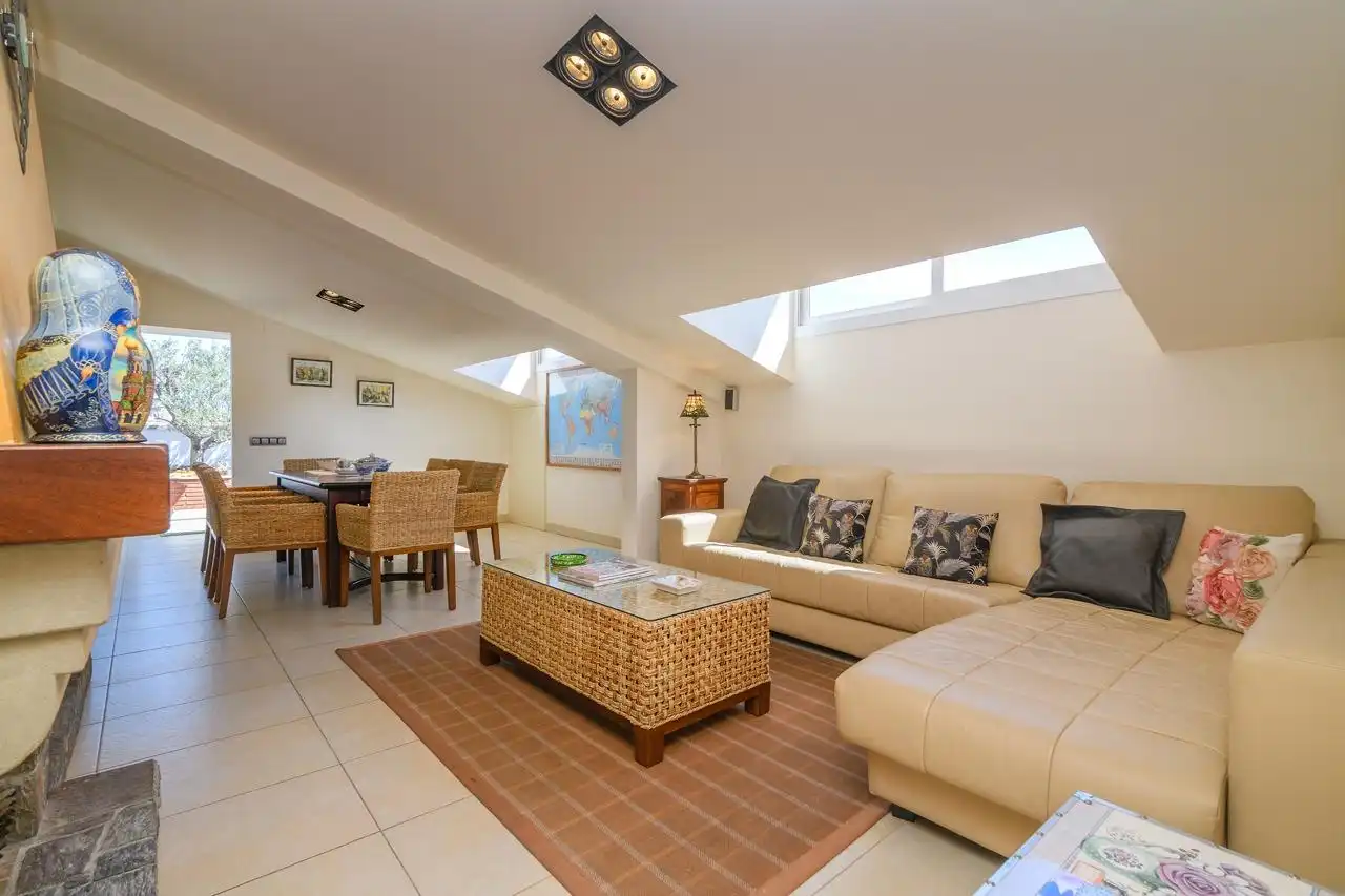 Sala d'estar de Casa o xalet en venda en Sant Joan de Vilatorrada amb Calefacció, Parquet i Terrassa