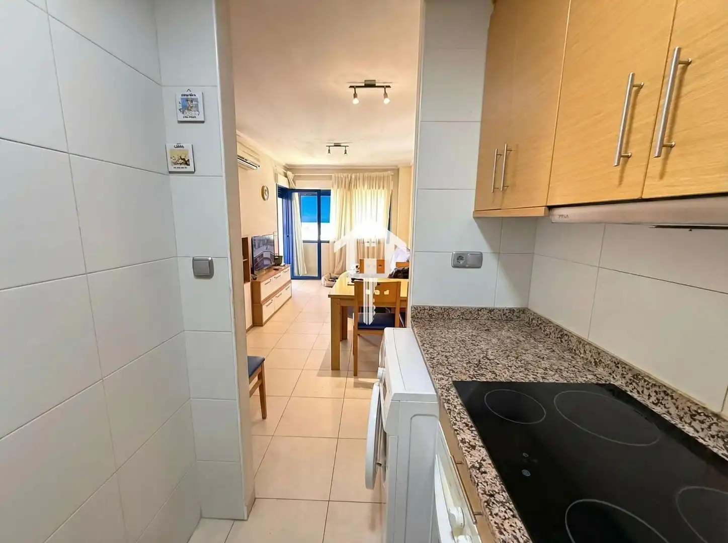 Cocina de Piso en venta en Alicante / Alacant con Amueblado, Balcón y Jacuzzi