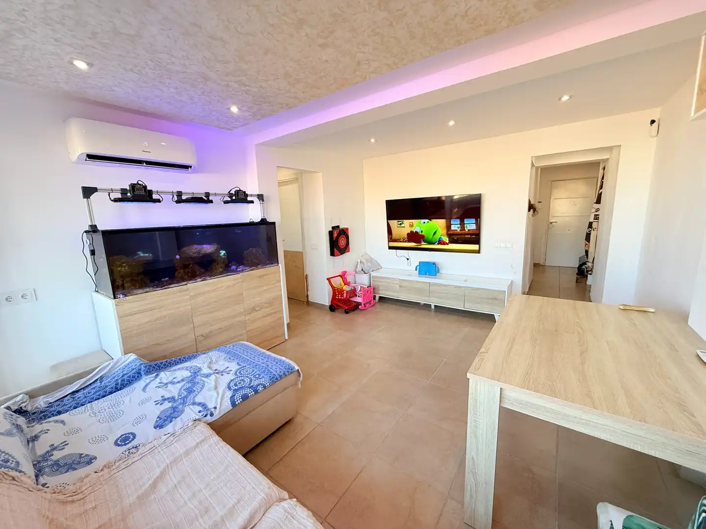 Living room of Flat for sale in  Palma de Mallorca  with Air Conditioner, Furnished and Home automation